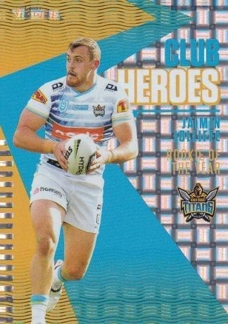 2021 NRL Traders Club Hero Parallel - CHP10 Jaimin Jolliffe Gold Coast Titans