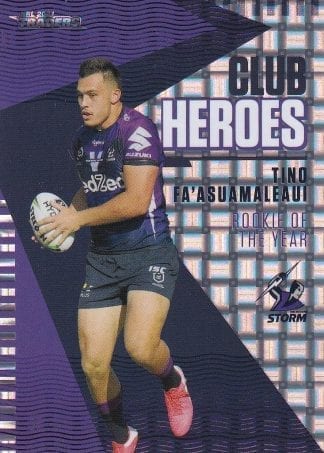 2021 NRL Traders Club Hero Parallel - CHP14 Tino Fa'asuamaleaui Melbourne Storm