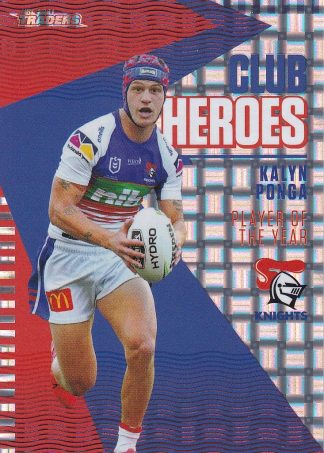 2021 NRL Traders Club Hero Parallel - CHP15 Kalyn Ponga Newcastle Knights