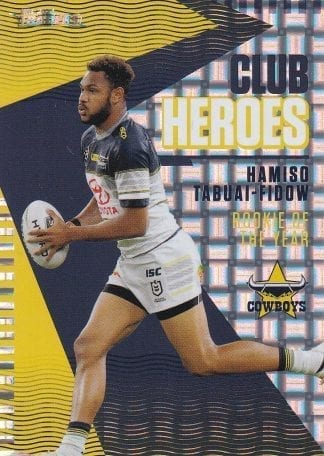 2021 NRL Traders Club Hero Parallel - CHP18 Hamiso Tabuai-Fidow North QLD Cowboys