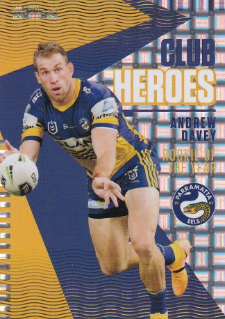 2021 NRL Traders Club Hero Parallel - CHP20 Andrew Davey Parramatta Eels