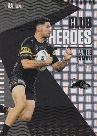 2021 NRL Traders Club Hero Parallel - CHP21 James Tamou Penrith Panthers