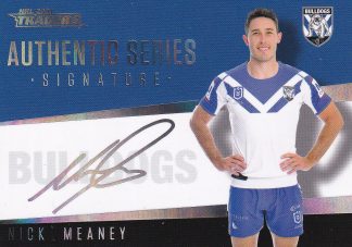 2021 NRL Traders Signature Series Silver - AS03 Nick Meaney Canterbury Bulldogs