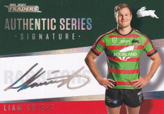 2021 NRL Traders Signature Series Silver - AS12 Liam Knight South Sydney Rabbitohs