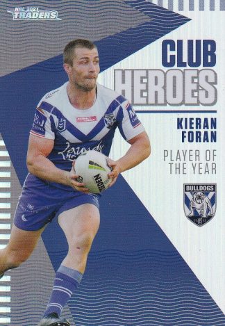 2021 NRL Traders Club Hero - CH05 Kieran Foran Canterbury Bulldogs