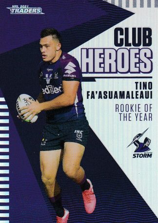 2021 NRL Traders Club Hero - CH14 Tino Fa'asuamaleaui Melbourne Storm