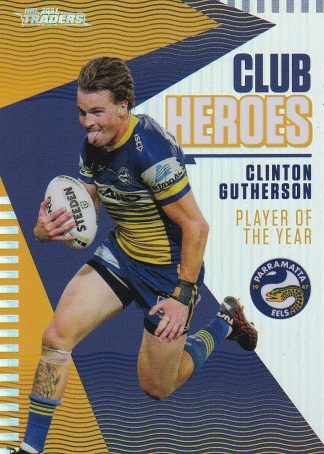 2021 NRL Traders Club Hero - CH19 Clinton Gutherson Parramatta Eels