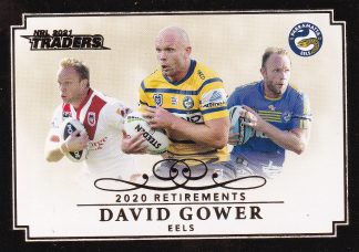 2021 NRL Traders Retirement - R09 David Gower Parramatta Eels