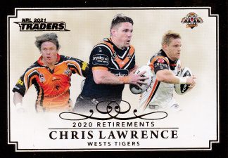2021 NRL Traders Retirement - R14 Chris Lawrence Wests Tigers