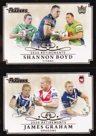 2021 NRL Traders Retirements