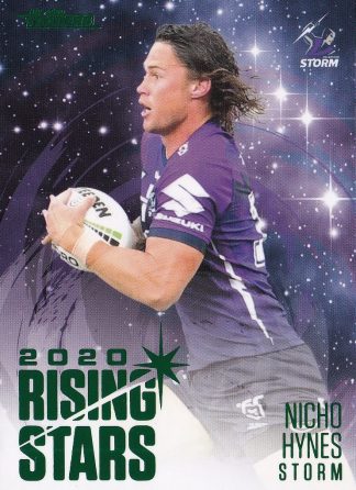 2021 NRL Traders Rising Stars Parallel - RSP07 Nicho Hynes Melbourne Storm