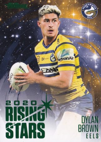 2021 NRL Traders Rising Stars Parallel - RSP10 Dylan Brown Parramatta Eels