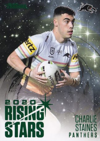 2021 NRL Traders Rising Stars Parallel - RSP11 Charlie Staines Penrith Panthers