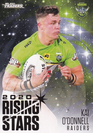2021 NRL Traders Rising Stars - RS04 Kai O'Donnell Canberra Raiders
