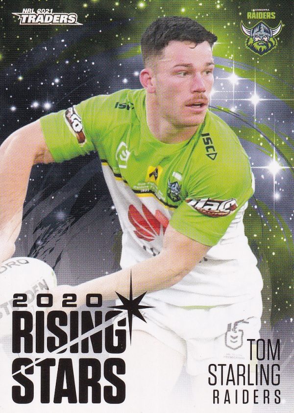 2021 NRL Traders Rising Stars - RS05 Tom Starling Canberra Raiders