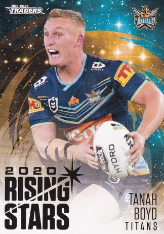 2021 NRL Traders Rising Stars - RS13 Tanah Boyd Gold Coast Titans