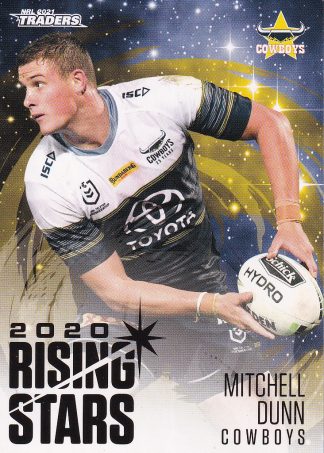 2021 NRL Traders Rising Stars - RS25 Mitchell Dunn North QLD Cowboys