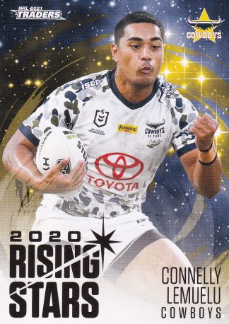2021 NRL Traders Rising Stars - RS26 Connelly Lemuelu North QLD Cowboys