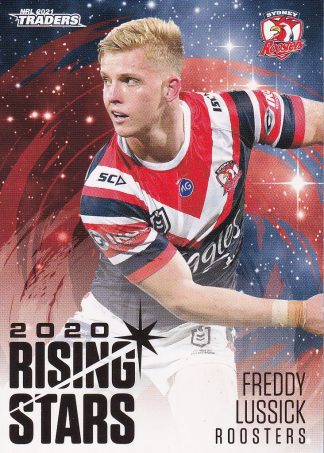2021 NRL Traders Rising Stars - RS41 Freddy Lussick Sydney Roosters