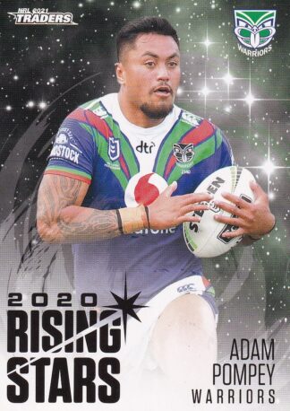 2021 NRL Traders Rising Stars - RS44 Adam Pompey Warriors