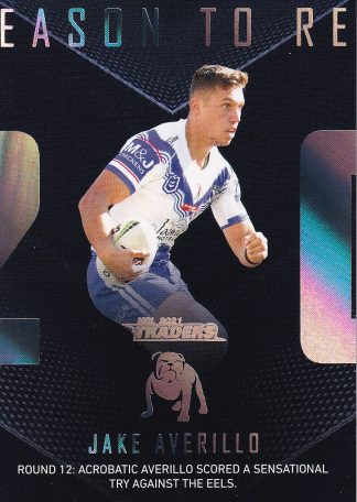 2021 NRL Traders Season To Remember - SR08 Jake Averillo Canterbury Bulldogs