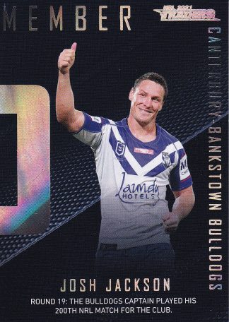 2021 NRL Traders Season To Remember - SR09 Josh Jackson Canterbury Bulldogs