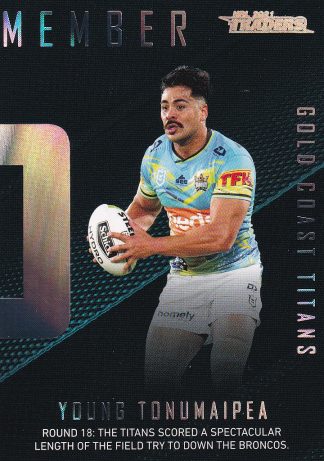 2021 NRL Traders Season To Remember - SR15 Young Tonumaipea Gold Coast Titans