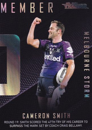 2021 NRL Traders Season To Remember - SR21 Cameron Smith Melbourne Storm