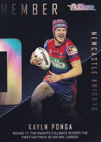 2021 NRL Traders Season To Remember - SR24 Kayln Ponga Newcastle Knights