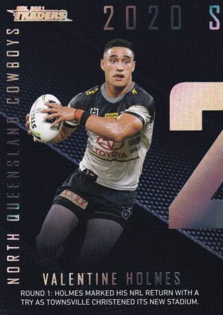 2021 NRL Traders Season To Remember - SR25 Valentine Holmes North QLD Cowboys