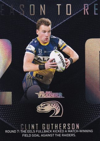 2021 NRL Traders Season To Remember - SR29 Clint Gutherson Parramatta Eels