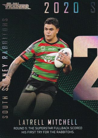 2021 NRL Traders Season To Remember - SR34 Latrell Mitchell South Sydney Rabbitohs