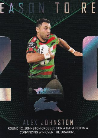 2021 NRL Traders Season To Remember - SR35 Alex Johnston South Sydney Rabbitohs