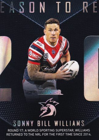 2021 NRL Traders Season To Remember - SR41 Sonny Bill Williams Sydney Roosters