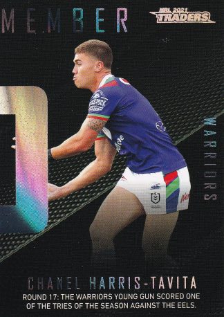 2021 NRL Traders Season To Remember - SR45 Chanel Harris-Tavita Warriors