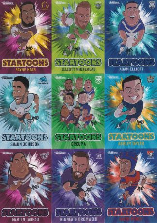 2021 NRL Traders Startoon Set - Full Set 18 Cards