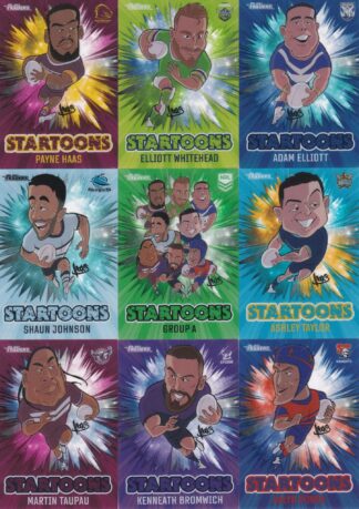 2021 NRL Traders Startoon Set - Full Set 18 Cards