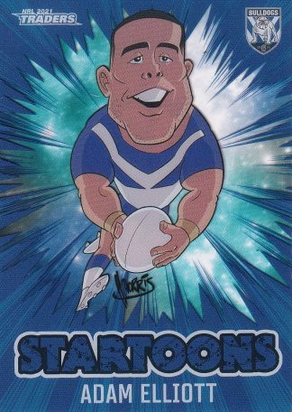2021 NRL Traders Startoons - ST03 Adam Elliott Canterbury Bulldogs