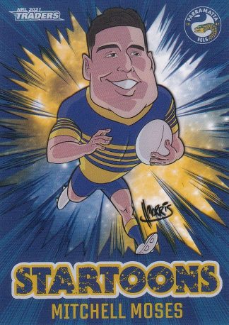 2021 NRL Traders Startoons - ST11 Mitchell Moses Parramatta Eels