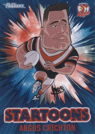 2021 NRL Traders Startoons - ST16 Angus Crichton Sydney Roosters