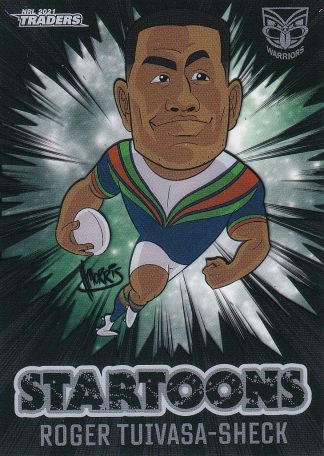 2021 NRL Traders Startoons - ST17 Roger Tuivasa-Sheck Warriors