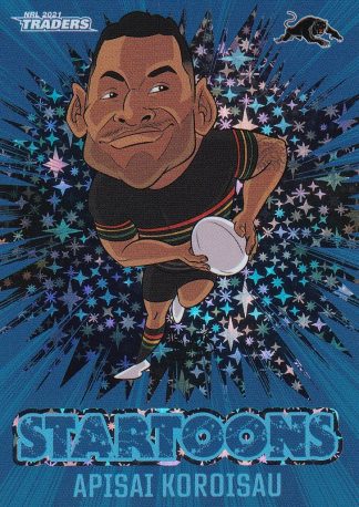 2021 NRL Traders Blue Startoons - STBL12 Apisai Koroisau Penrith Panthers