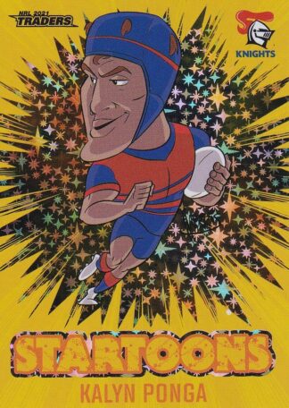 2021 NRL Traders Yellow Startoons - STY09 Kalyn Ponga Newcastle Knights