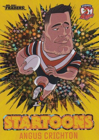 2021 NRL Traders Yellow Startoons - STY16 Angus Crichton Sydney Roosters