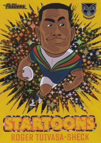 2021 NRL Traders Yellow Startoons - STY17 Roger Tuivasa-Sheck Warriors