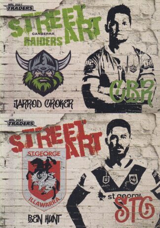2021 NRL Traders Street Art White