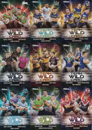 2021 NRL Traders Team Wild Card Set - Full Set 16 Cards