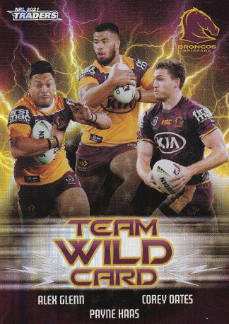 2021 NRL Traders Team Wildcard - WCG01 Brisbane Broncos