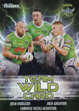 2021 NRL Traders Team Wildcard - WCG02 Canberra Raiders