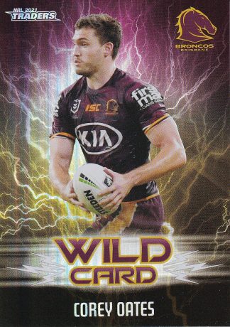 2021 NRL Traders Wildcards - WC03 Corey Oates Brisbane Broncos